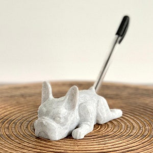 French Bulldog Pen Holder Dog Pen Holder Bulldog Stationary Cute Pen Holder Funny Pen Holder Butt Pencil Holder Frenchie image 7