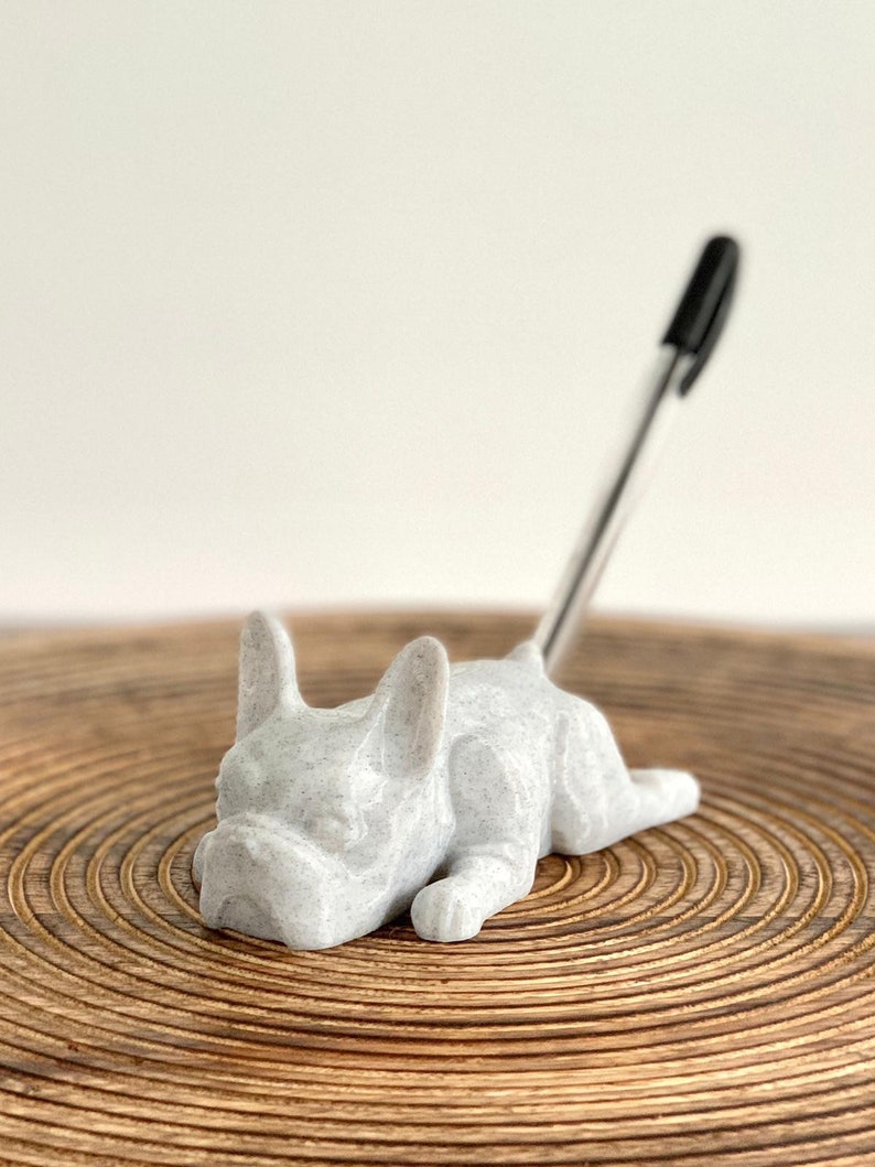 French Bulldog Pen Holder Dog Pen Holder Bulldog Stationary Cute Pen Holder Funny Pen Holder Butt Pencil Holder Frenchie image 7