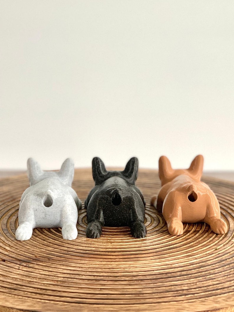 French Bulldog Pen Holder Dog Pen Holder Bulldog Stationary Cute Pen Holder Funny Pen Holder Butt Pencil Holder Frenchie image 6