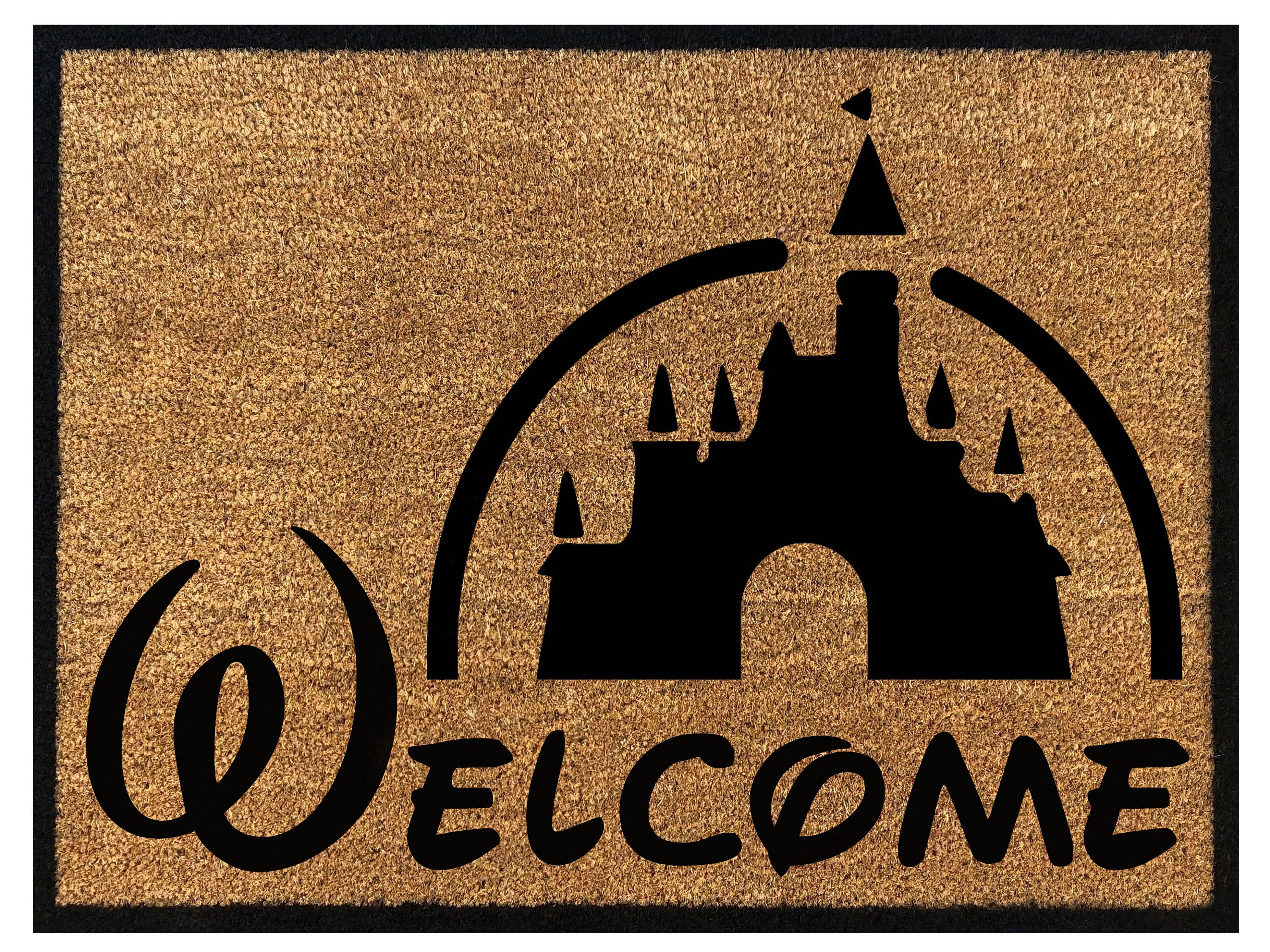 Disney Inspired Doormat _ Featuring Home Sweet Home & Etsy