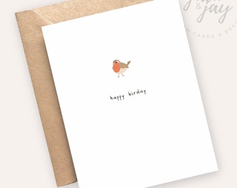 Birthday Card for Bird Lover -  Happy Birday | Gift for Friend | Card for Neighbour | Card for Employee | Card for Nature Lover