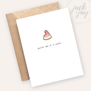 Vous êtes un melon - Carte de remerciement | Amateur de fruits | Cadeau pour un ami | Jeu de mots drôle de Zazzle.be Liste d'envies Vous avez des idées ? Carte pour employé | Carte pastèque