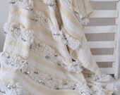 Moroccan wedding blanket large vintage Berber blanket