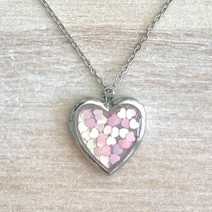 Etsy heart necklaces hot sale