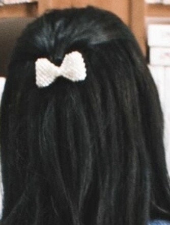 PrincessLifeJewelry Pearl Bow Hair Clip, Pearl Hair Accessory, Pearl Hair Clip, Flower Girls Hair Clip, Flower Girl Pearl Hair Accessory, Holiday Hair Clip