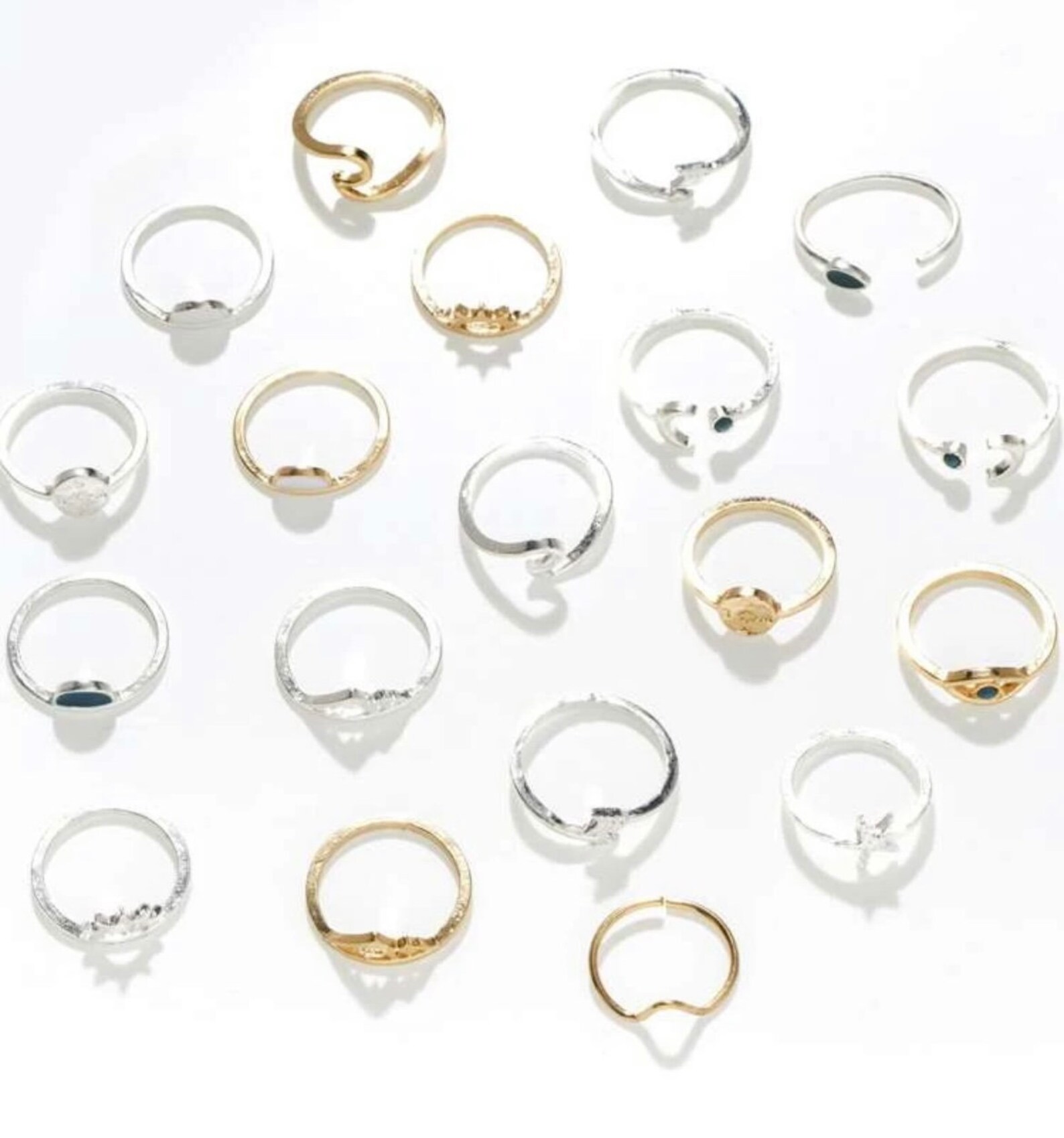 19 Piece Whimsical Ring Set Cute Ring Set Teen Jewelry Gift Etsy