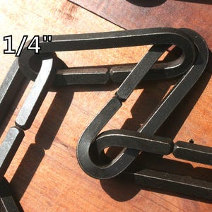 1/4&quot; Chunky square stock chain - chandelier chain