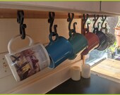 Coffee mug rack - under cabinet
