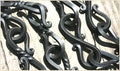 Decorative 1/4" Diagonally forged Chain. (with or without twist)