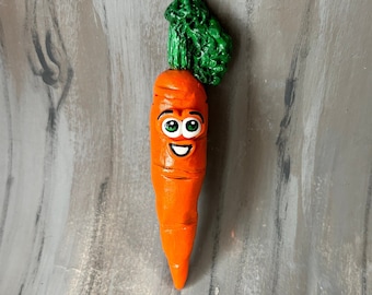 Happy Carrot Ornament