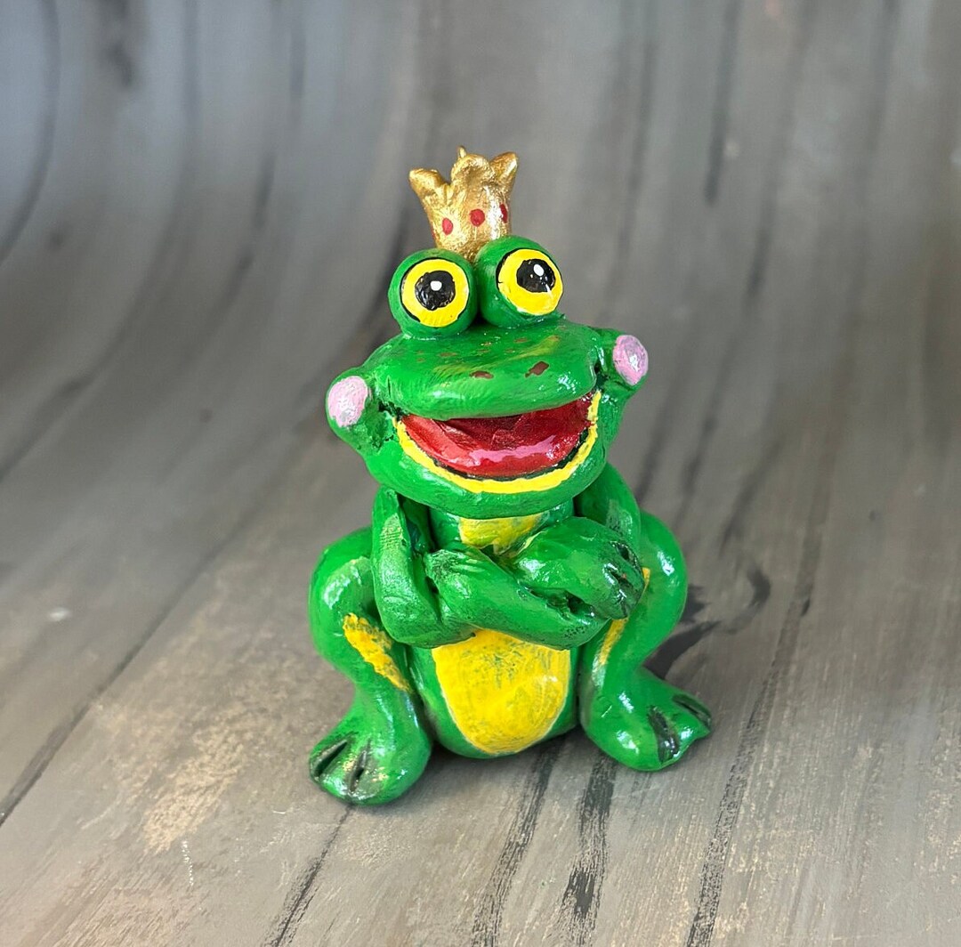 Frog Prince Ornament Etsy