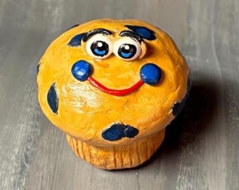 Happy Blueberry Muffin Ornament