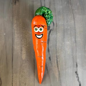 Happy Carrot Ornament