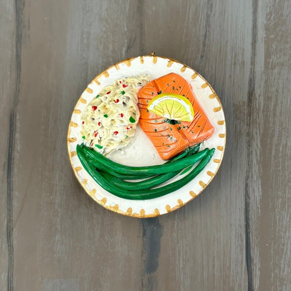 Salmon Dinner Ornament