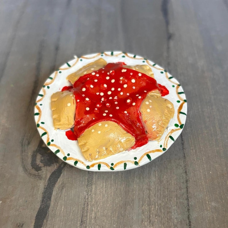 Spaghetti & Ravioli Ornaments - Etsy