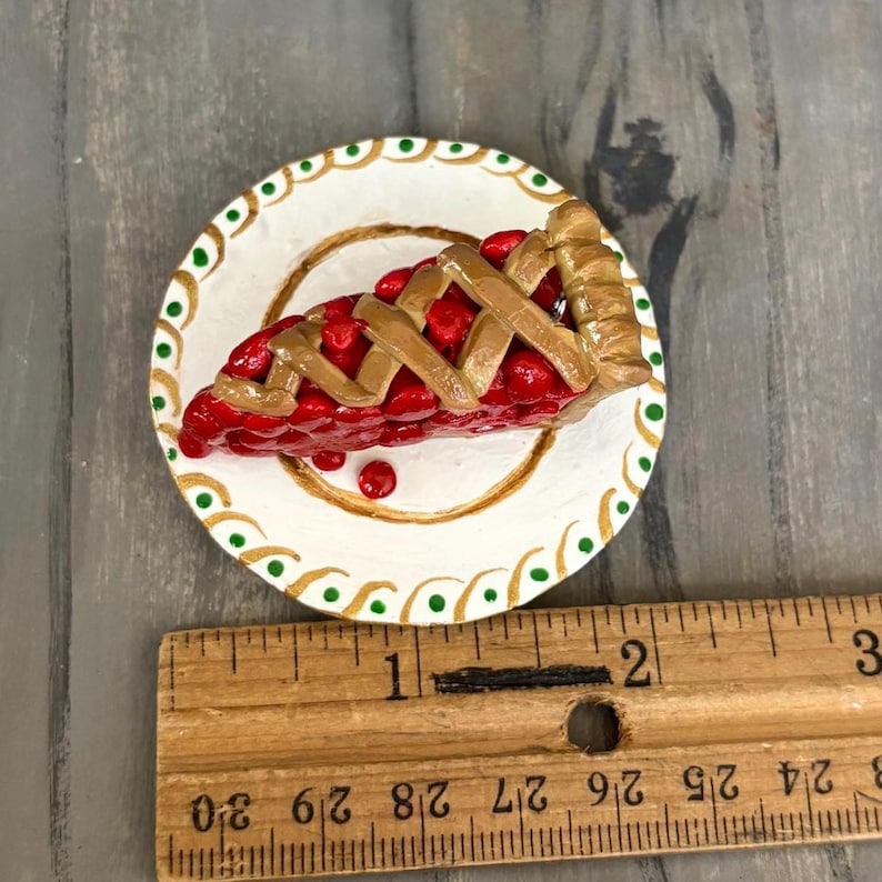 Cherry Pie Slice Ornament