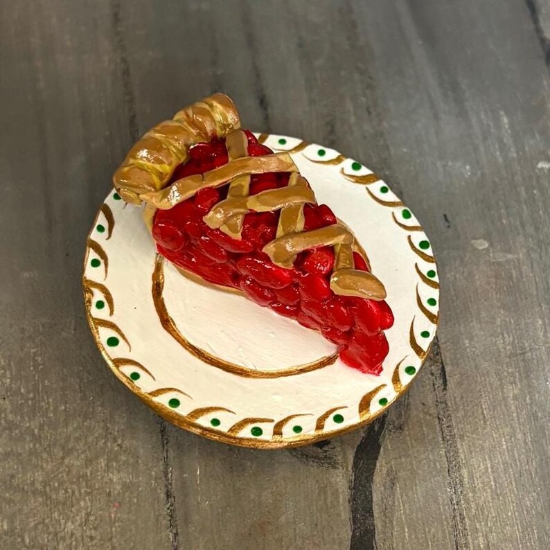 Cherry Pie Slice Ornament - Thumbnail 5