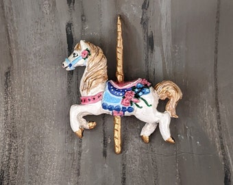 Enchanted Carousel Horse Ornament