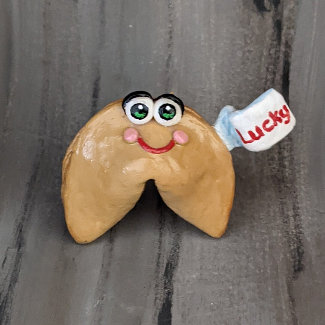Lucky Fortune Cookie Ornament Etsy