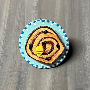 Slice of Raisin Bread Ornament
