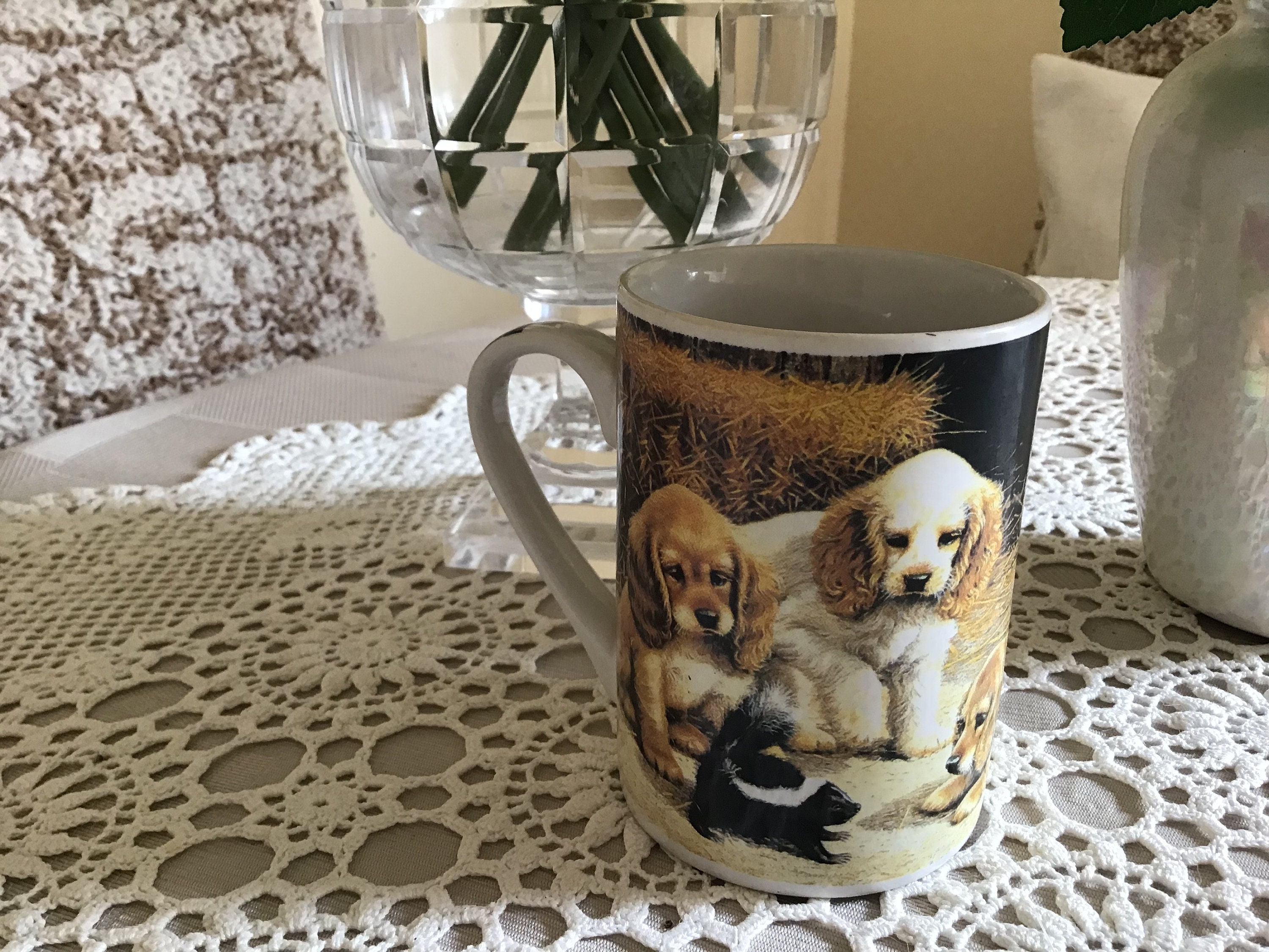Adorable puppy dog mug Etsy