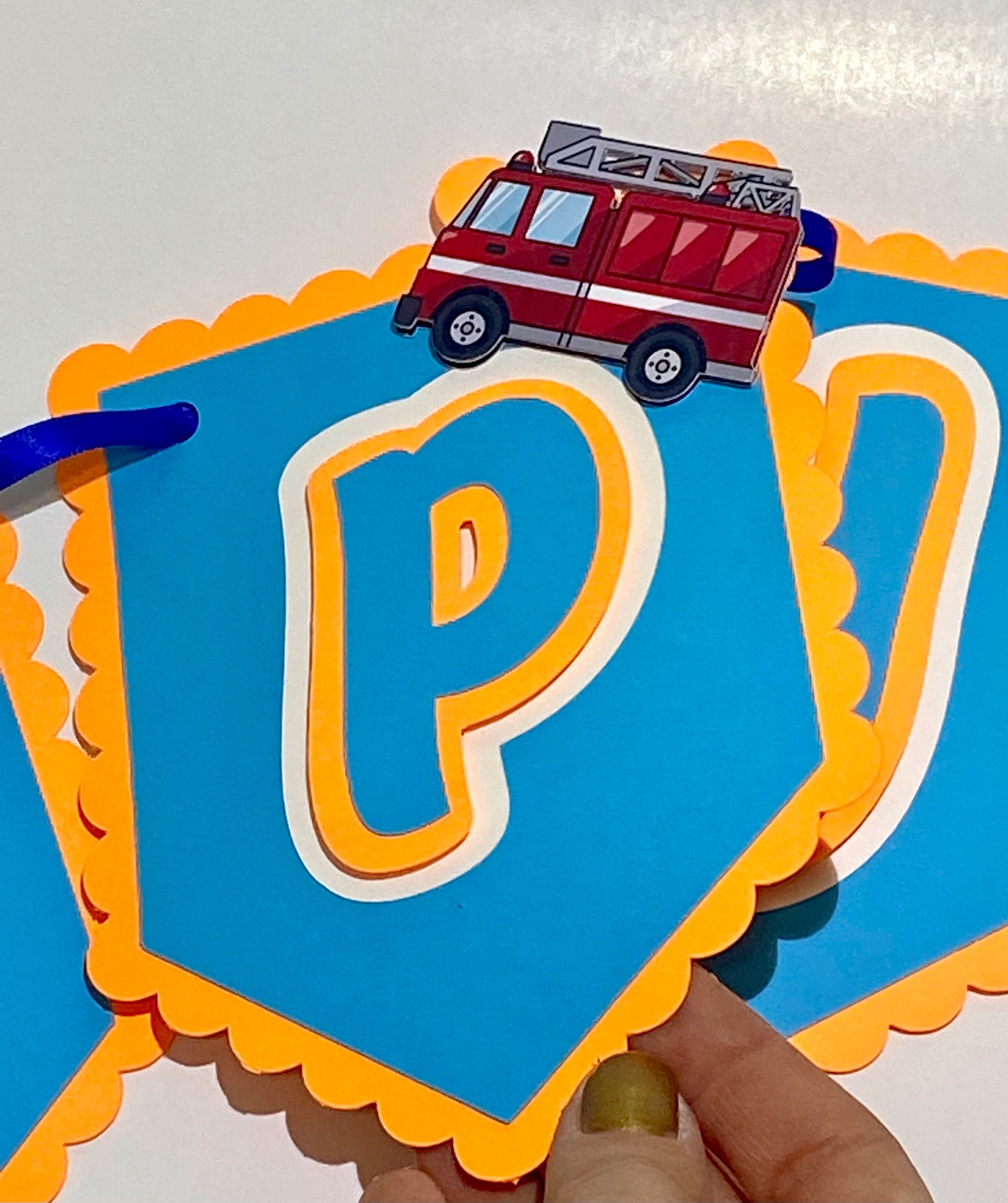 Happy Birthday banner Blippi Orange and Blue banner Blippi | Etsy