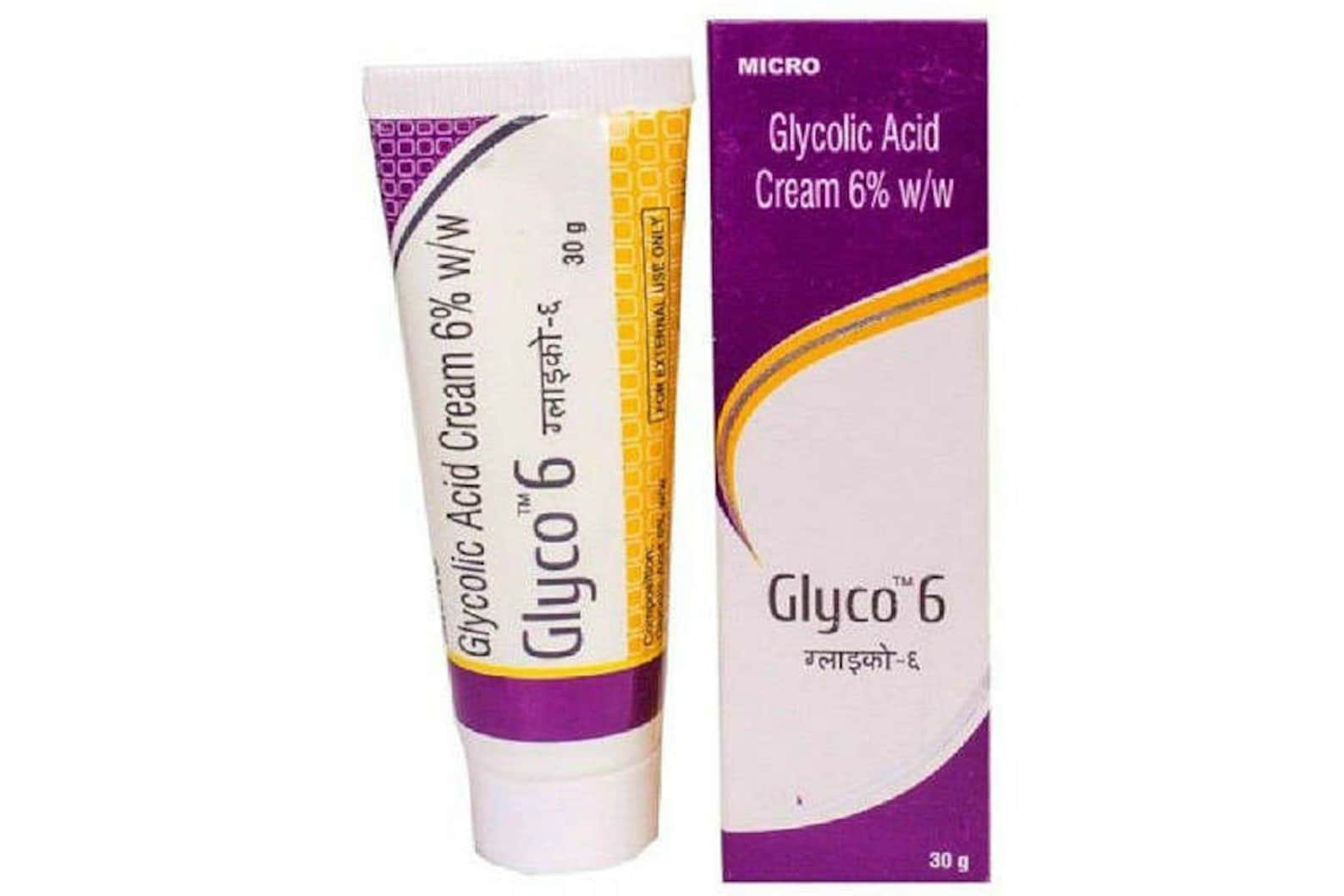 GLYCO 6 Glycolic Acid Cream 6% 30gms Pack Acne\/Dry | Etsy