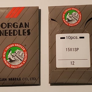 Organ Sewing Machine Needles DBx1 Size 75/11BP 10PCS