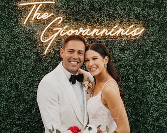 Custom Wedding Neon Sign | Custom Neon Light | Neon Sign for BedRoom | Neon Light Sign | Wedding neon sign | Neon Signs | Neon Wall Sign