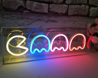 Gluttonous Snake Sweet Chasing Ghosts Custom Neon Sign Event LED Neon Lights Store & Name Logo Business Wall Hanging Personalize Decoration