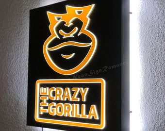 Signage for Wall Business , Custom Illuminated Sign Logo Backlit Letters Led Metal Wall Art House Numbers Adress 3d Company Office Signs