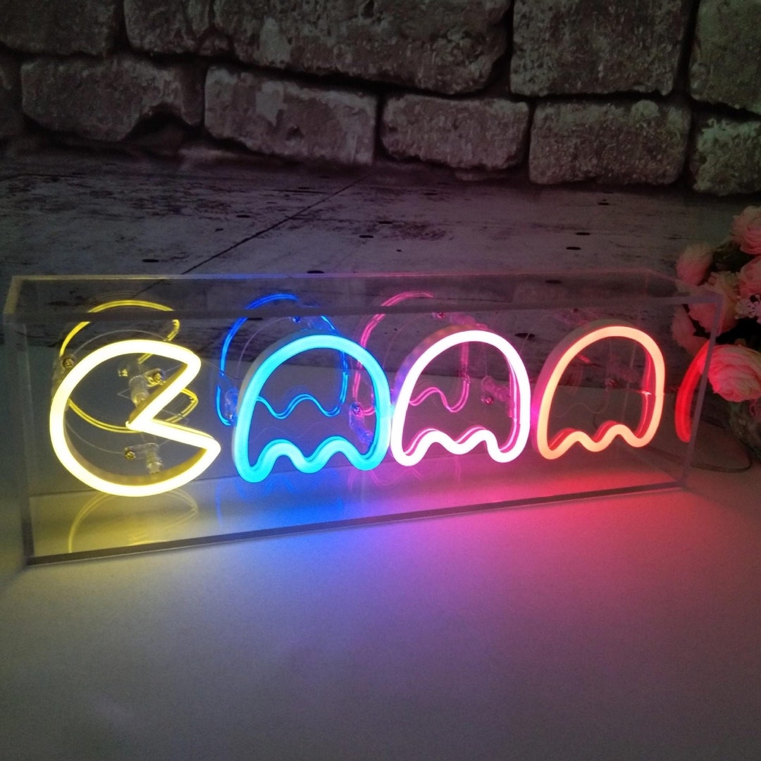 Gluttonous Snake Sweet Chasing Ghosts Custom Neon Sign Event LED Neon ...