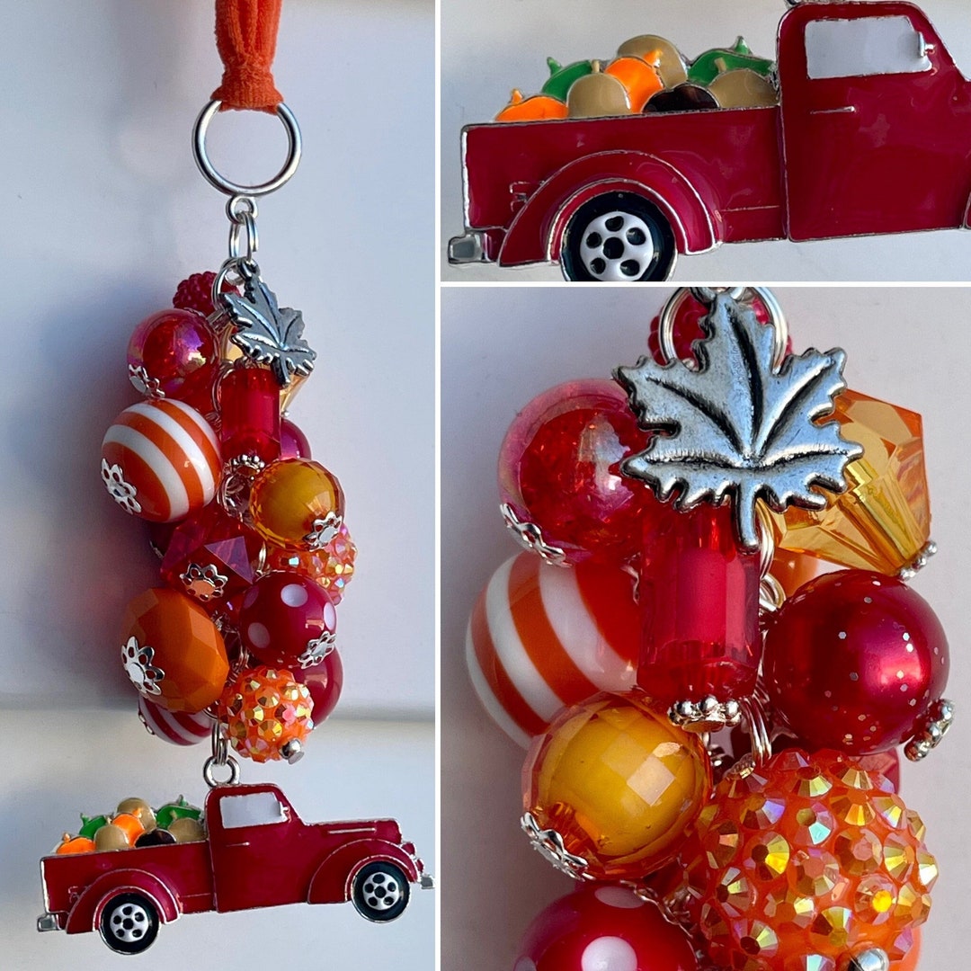 Car Mirror Charm for Rear View Mirror Decor or Clip for Purse Etsy