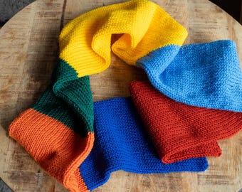 Multi color Scarf – Soft & Colorful – One of a Kind