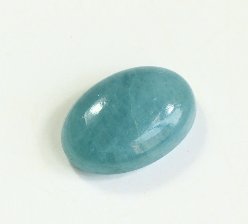 Natural Aquamarine Oval Shape 11.05 Carat Oval Shape Aquamarine Loose Gemstone Pendant Size Aquamarine Gemstone 18x12x6 mm