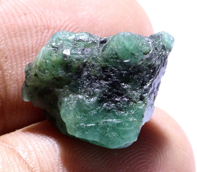 Natural Emerald Rough Gemstone Emerald Raw Loose Gemstone | Etsy