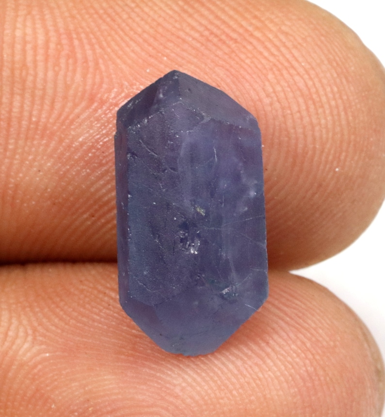 Blue Iolite Raw Gemstone 6.50 Ct. Natural Iolite Crystal Rough Etsy