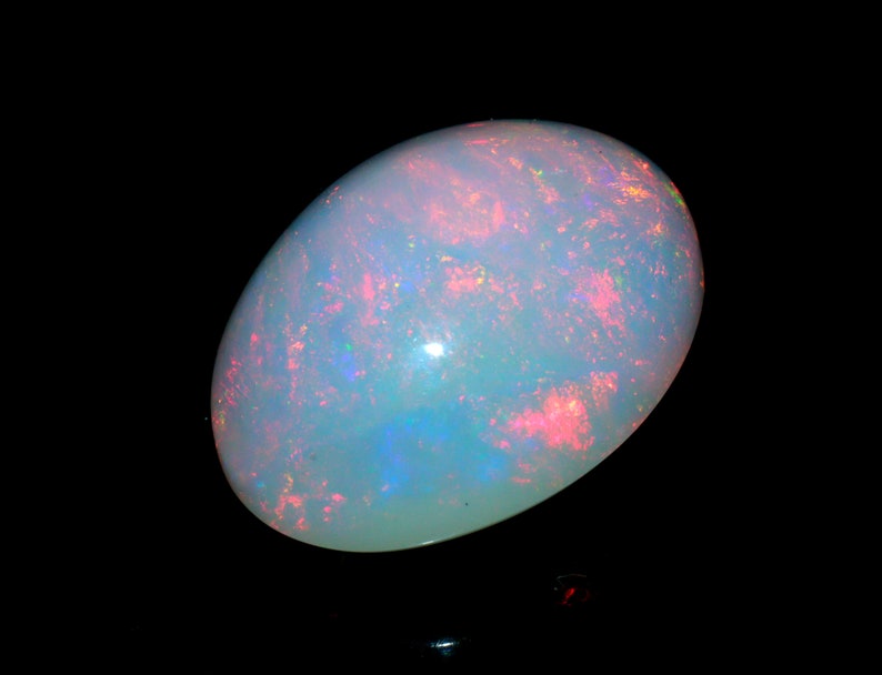 Welo Fire Ethiopian Opal Cabochon Oval Shape Loose Gemstone Ring Size Opal Gemstone For Making Jewelry 24x18x11 mm 22.60 Ct