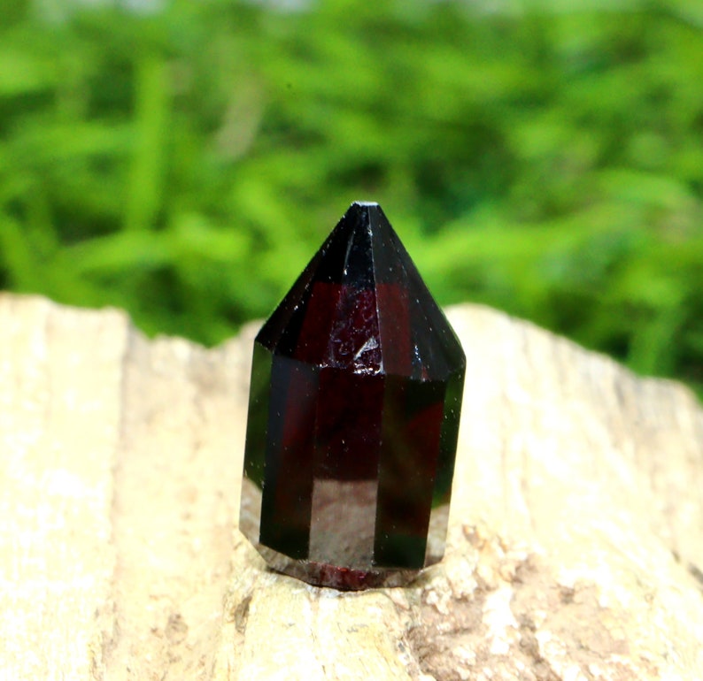 Natural Hessonite Faceted Gemstone Garnet Pencil Shape Loose Gemstone Pendant Size Garnet Gemstone 17x9 MM 20.00 Carat