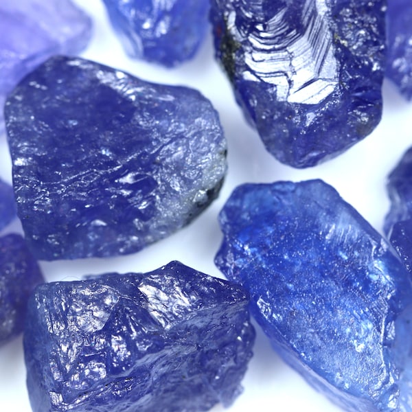 Raw Tanzanite - Raw Tanzanite Crystal - Premium Grade Rough Tanzanite - Natural Tanzanite Healing Crystals - High Quality!