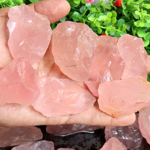 Huge Rose Quartz Raw Natural Crystal Pink Rose Quartz Bulk Lot Rose Quartz Specimens Chunks GRAB IT