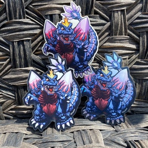 Chibi Kaiju #2- Spacegodzilla Sticker