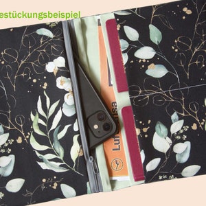 Travel case / passport case / pocket organizer / passport cover / for family of 4 / document cover / ready to ship / eucalyptus