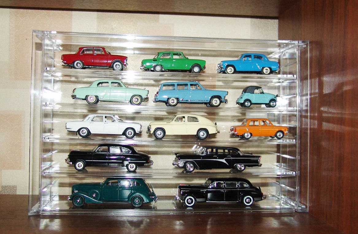 5 Shelves Acrylic Model Wall Display Case for 1:50 Scale Model Trucks 5 Shelves Acrylic Model Wall Display Case for 1:50 Scale Model Trucks