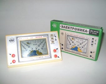 Arcade Pocket jeu lcd sur écran Elektronika IM-53 Attaque d'astéroïdes URSS 1980