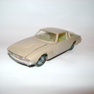 Vintage collectible model Politoys remake from USSR Ford Mustang 2+2 Bertone 1965 1/43 Novoexport