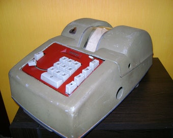 Rare vintage Adding balancing printing machine Brunsviga G 89E (Western Germany 1954-59)