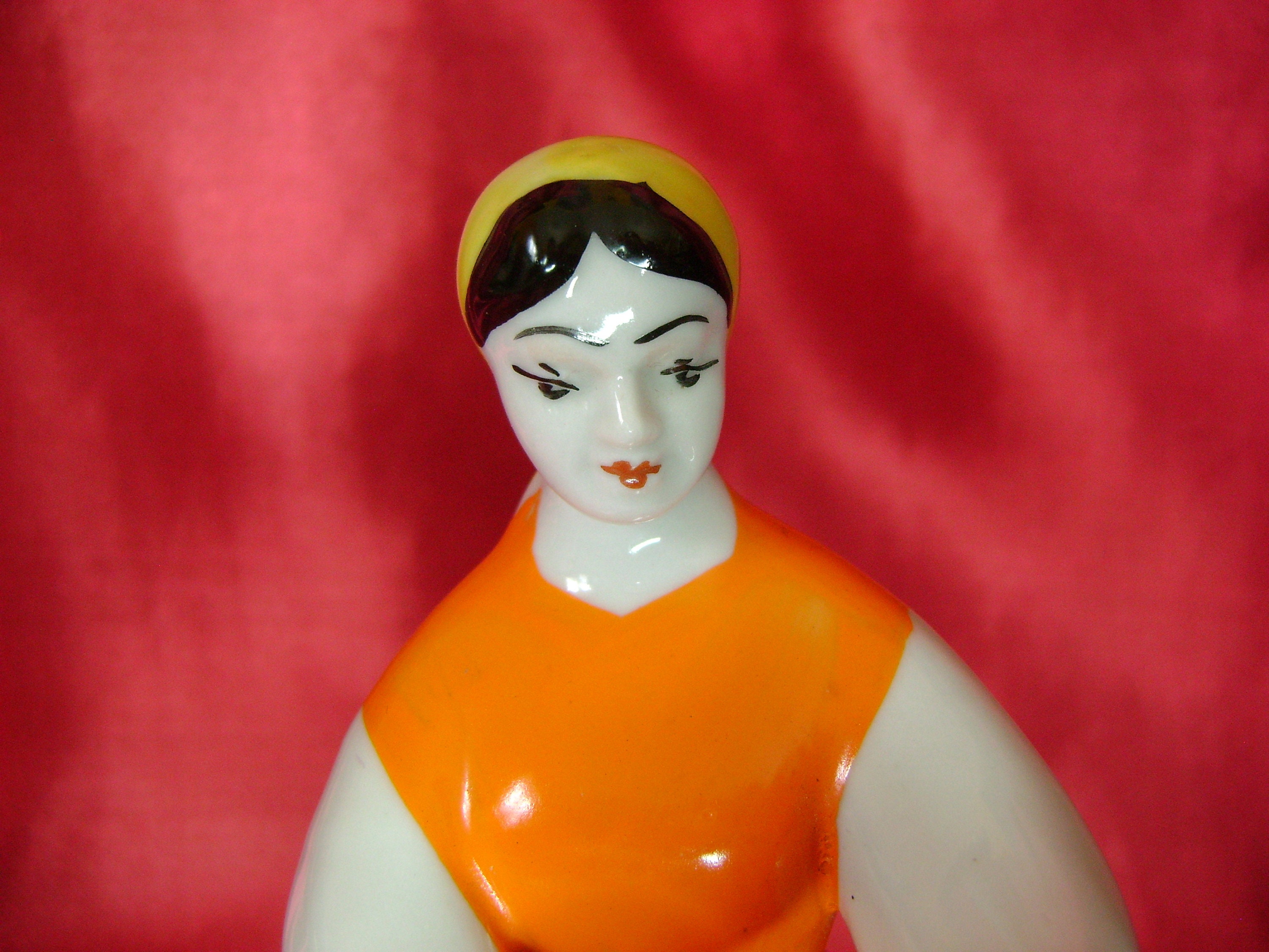 Vintage Soviet Porcelain Figurine Girl With Jug Etsy UK