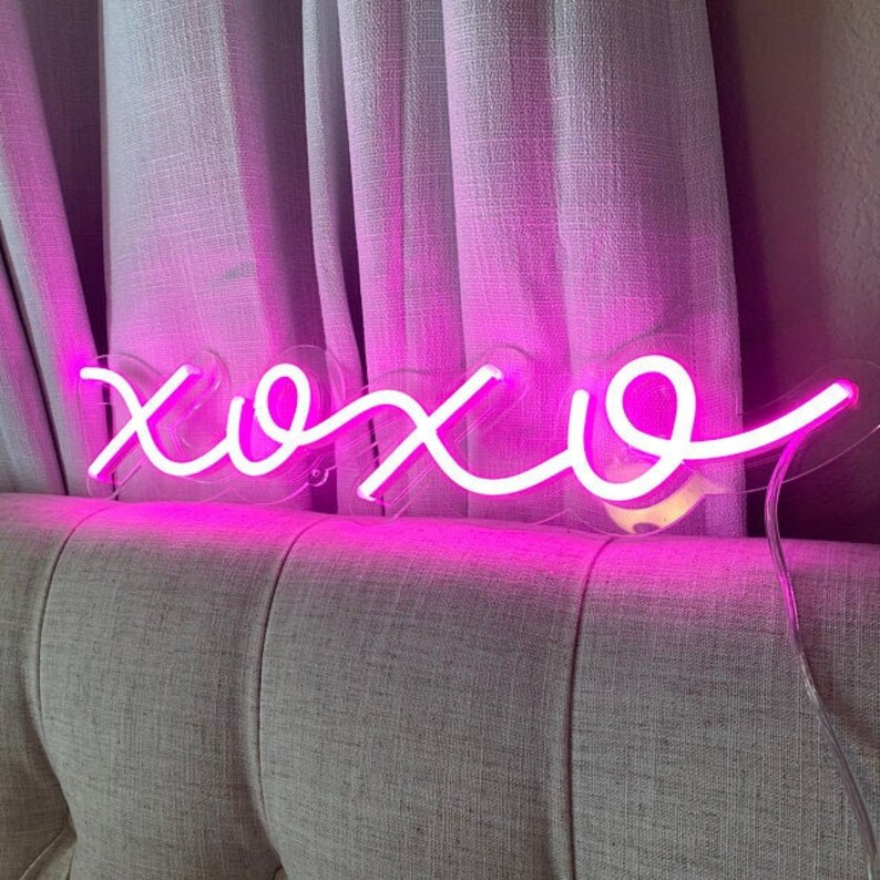Xoxo neon sign. custom neon sign Etsy