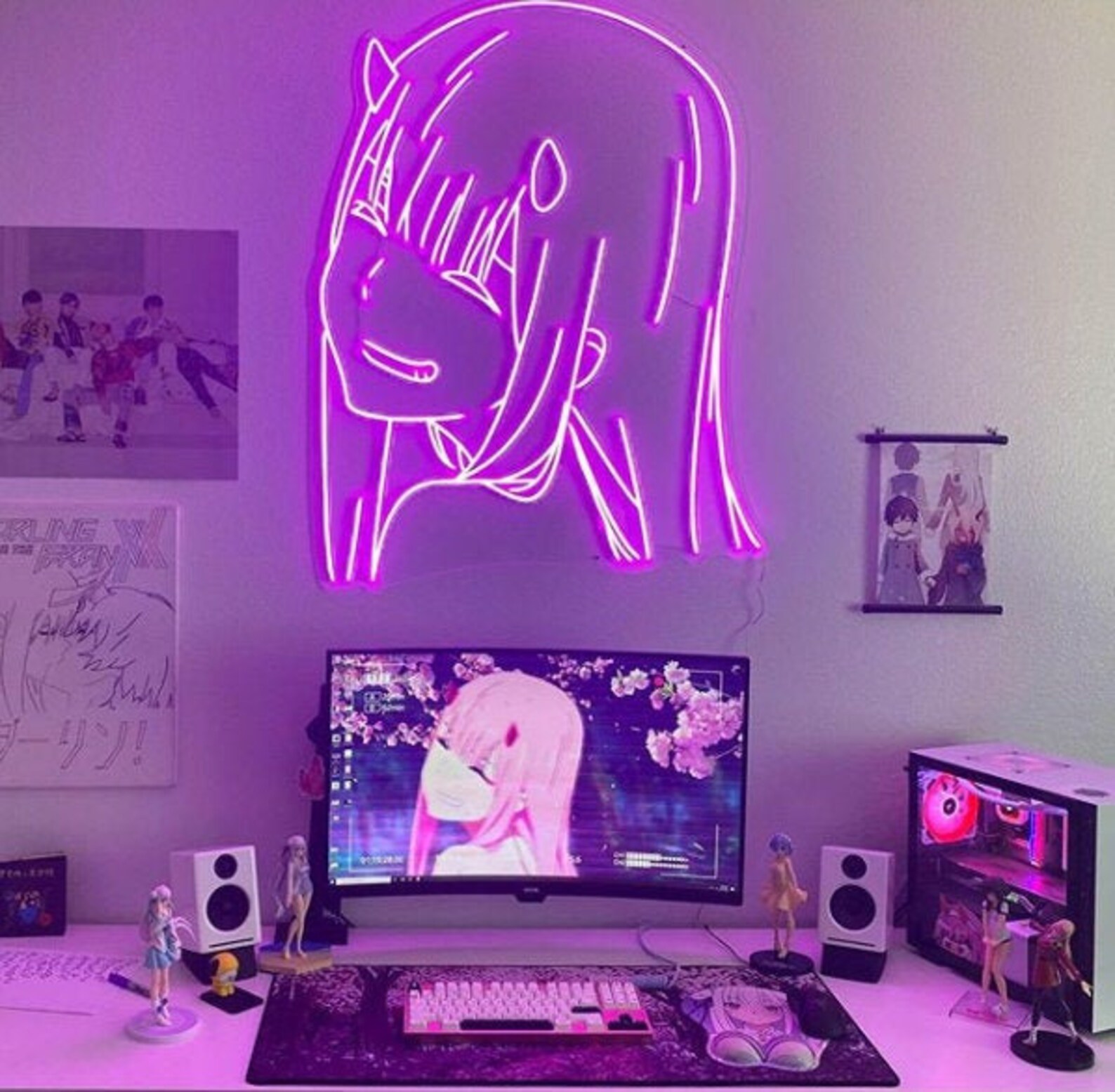 Zero Two neon sign002 neon sign 100handmade neon sign Etsy